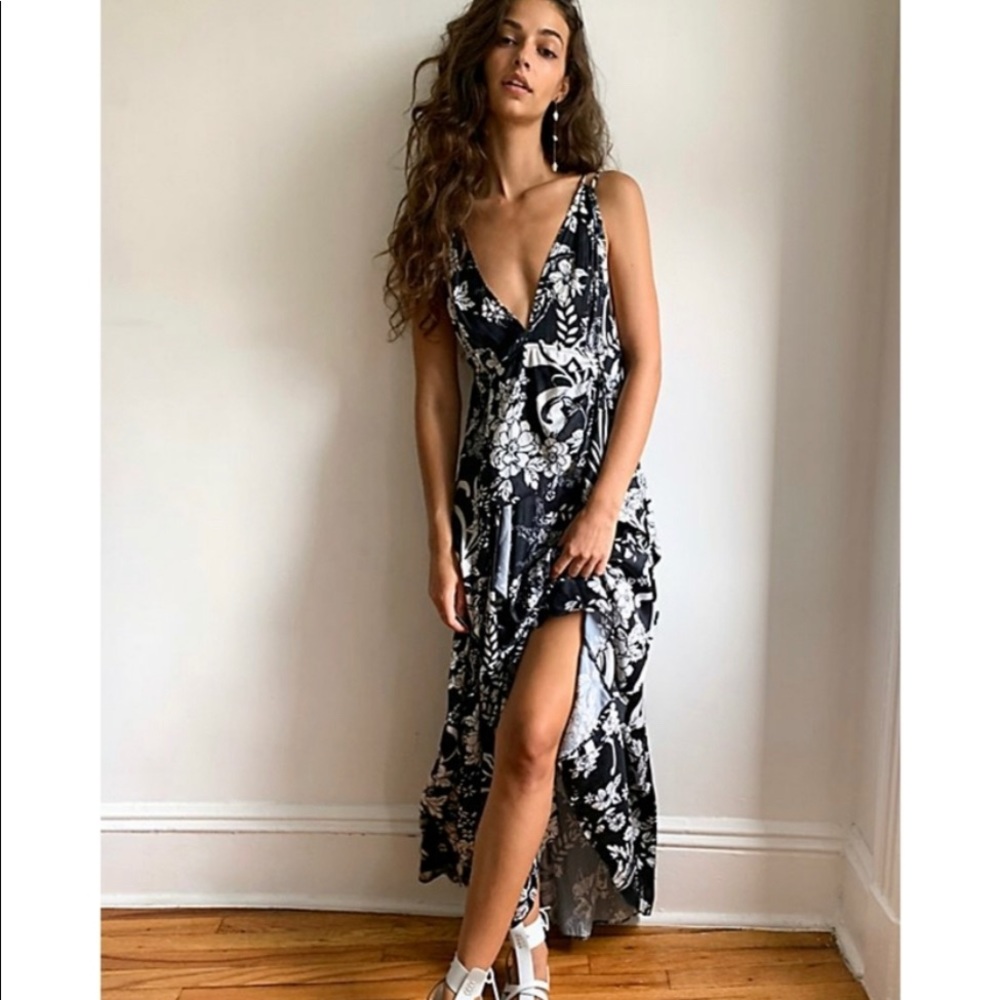 Free people Ashley satin dress